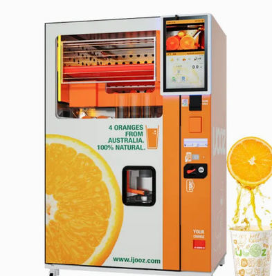 جودة  Wireless QR Code Fruit Juice Vending Machine 220V - 240V 50Hz Air Cooled Frost Free مصنع