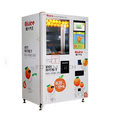 جودة  TA01 Orange Fresh Juice Vending Machine Automatic Cash Coin Card Payment مصنع