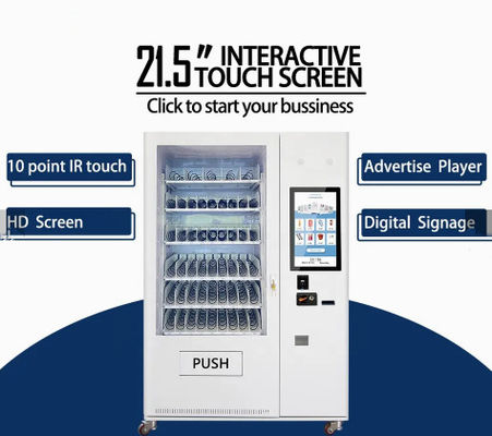 مركز التسوق التلقائي آلة بيع العصير الخدمة الذاتية AC220V 50Hz