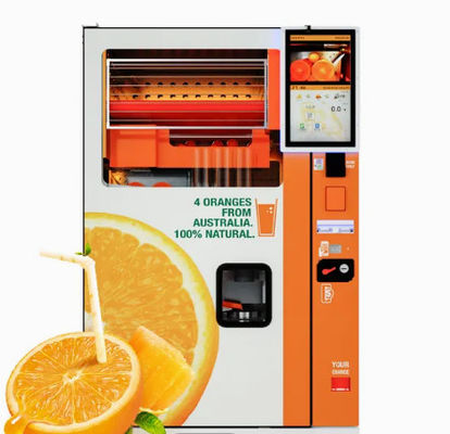 عصير الطعام آلة البيع الذاتي التلقائي صانع عصير البرتقال 1100W التجارية