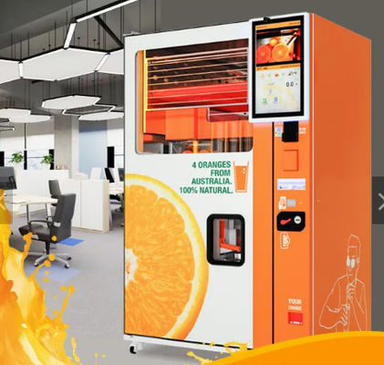 عصير الطعام آلة البيع الذاتي التلقائي صانع عصير البرتقال 1100W التجارية