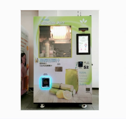 220V / 50Hz آلة بيع قصب السكر مستخرج العصير للمطاعم ومحلات السوبر ماركت