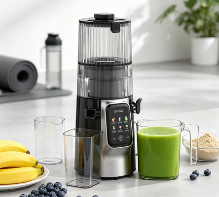 عصير مضغ بطيء من نوع Smart HJ102D الطازج جعل كل وجبة أكثر لذيذة مع 6 أوضاع متعددة الاستخدامات ، 135mm الهبوط العريض ، 200W الصحافة الباردة والتنظيف الذاتي