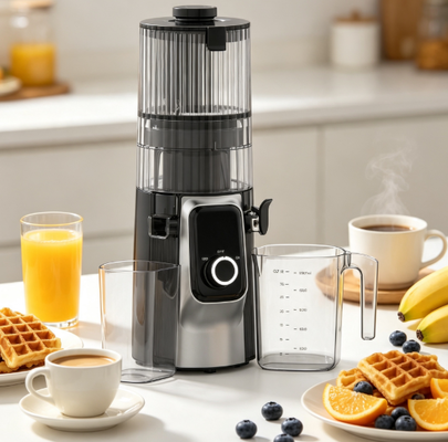 عصير التضغيس البطيء من نوع Smart HJ102C الطازج    العصير الذي يجعل الطازجة عادة مع 3 سرعات قابلة للتعديل ، 135 ملم المظلة العريضة ، 200 واط الصحافة الباردة والتنظيف الذاتي