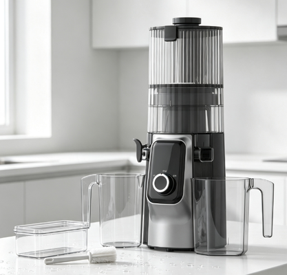 عصير مضغ بطيء دائم HJ102C الطازج ذكي مع أداء طويل الأمد مع مواد خالية من BPA ومحرك 200W