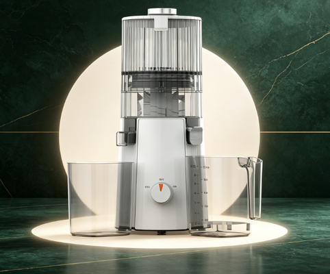 عصارة منزلية فاخرة Fresh Smart HJ102A - قادوس كبير، تشغيل هادئ وتصميم سهل التنظيف